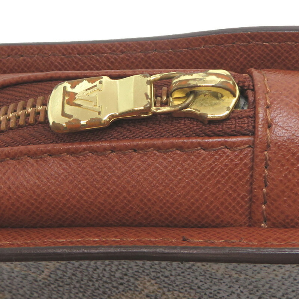 LOUIS VUITTON Authentic Brown Monogram Clutch Bag - Picture 10 of 10